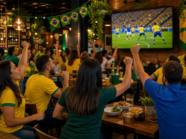 TV instalada em comércio